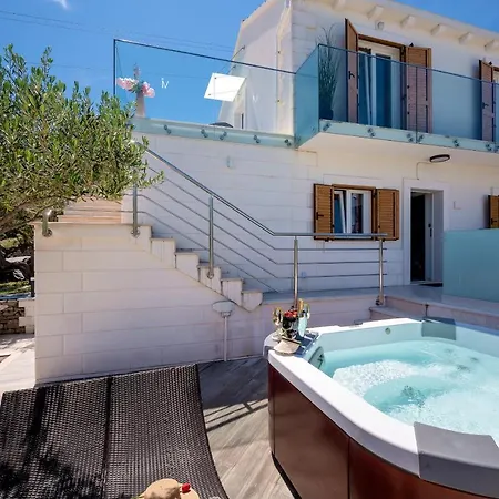 Villa Uniquely Designed Ivana With Outdoor Jacuzzi Nearby The Pebble Banje At The Island Of Solta *